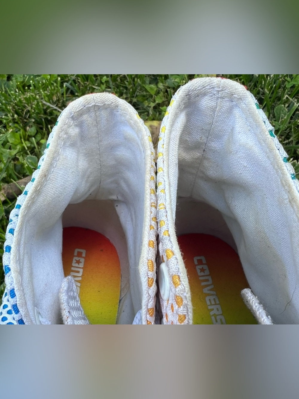 Converse Chuck Taylor All Star Pride Mesh High Top Shoes Size M 7/W 9 - Picture 9 of 14